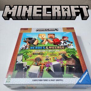 NEW Ravensburger Minecraft Heroes of the Village Family Board Game Family Game N